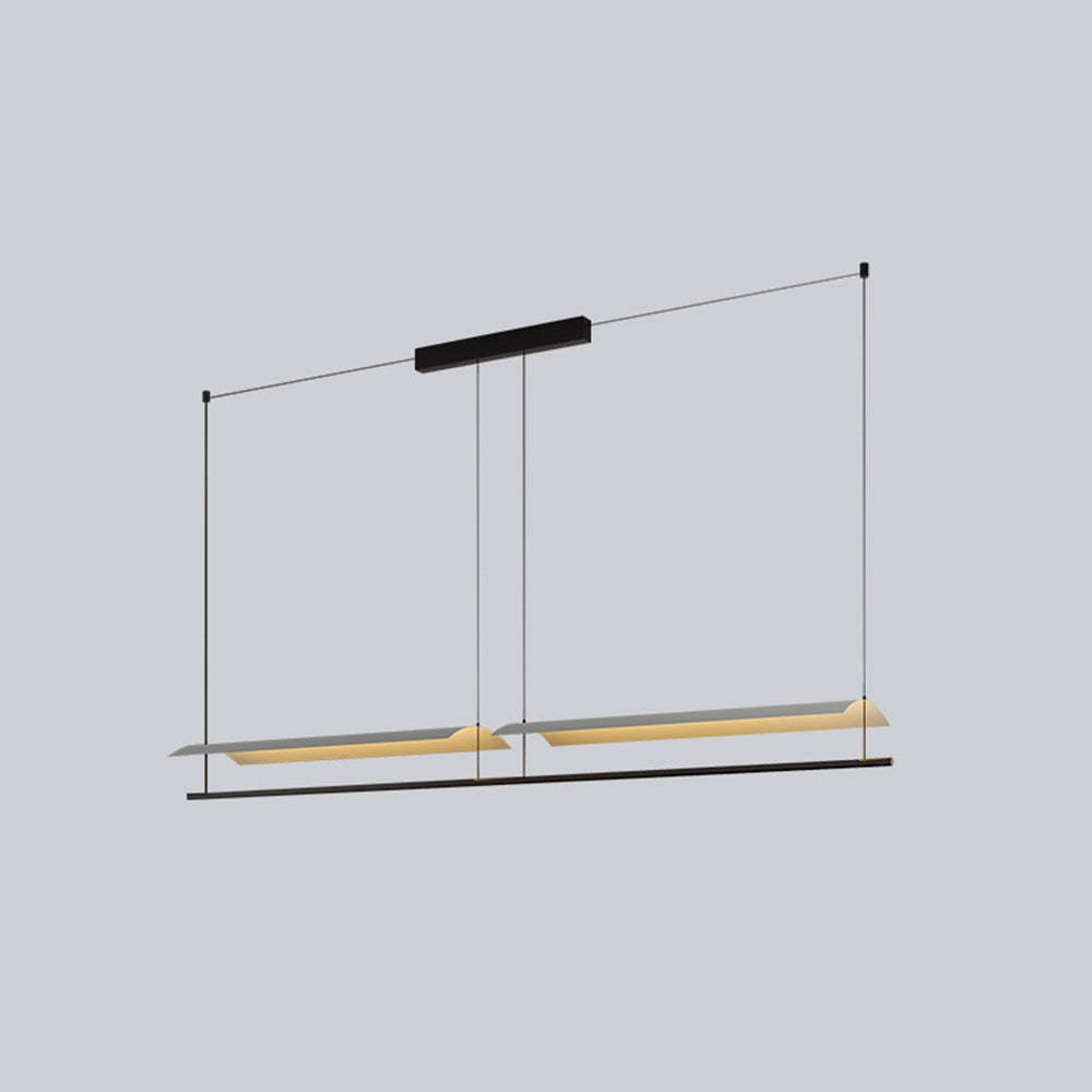 Edge Minimalista Lineal Metal/Acrílico Lámpara Colgante