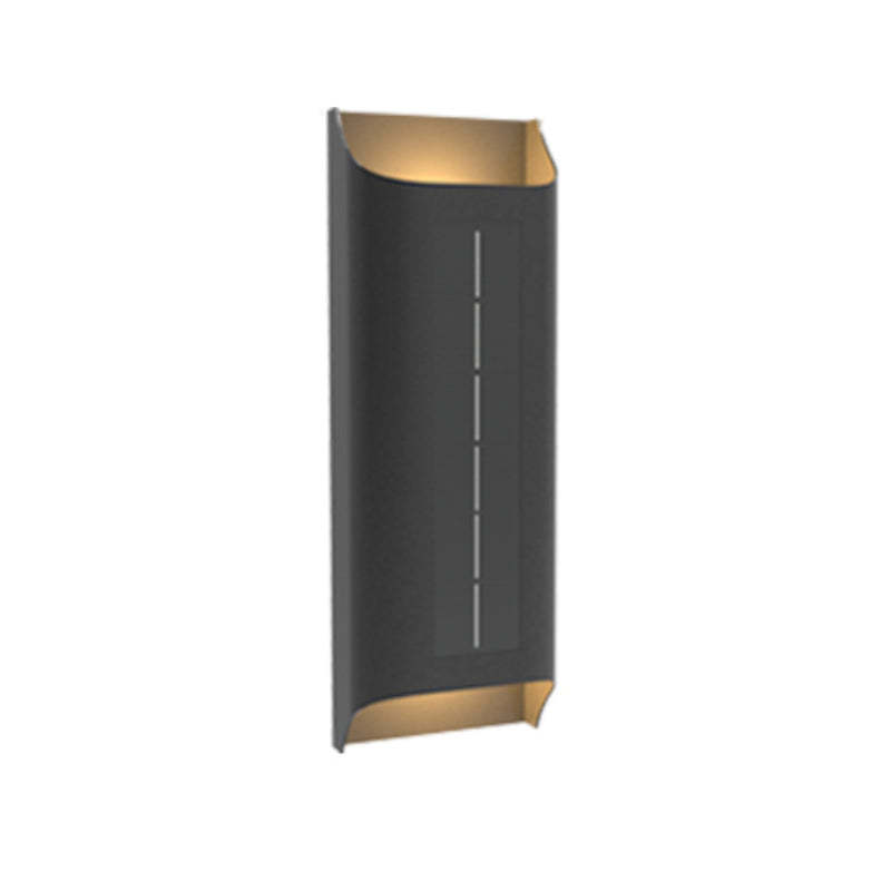 Orr Moderno LED Solar Aplique Exterior Metal Jardín Terraza Pasillo