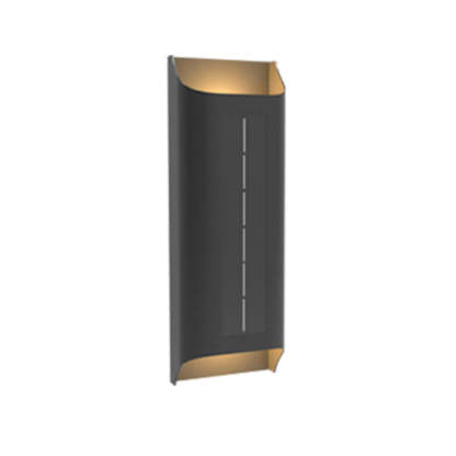 Orr Moderno LED Solar Aplique Exterior Metal Jardín Terraza Pasillo
