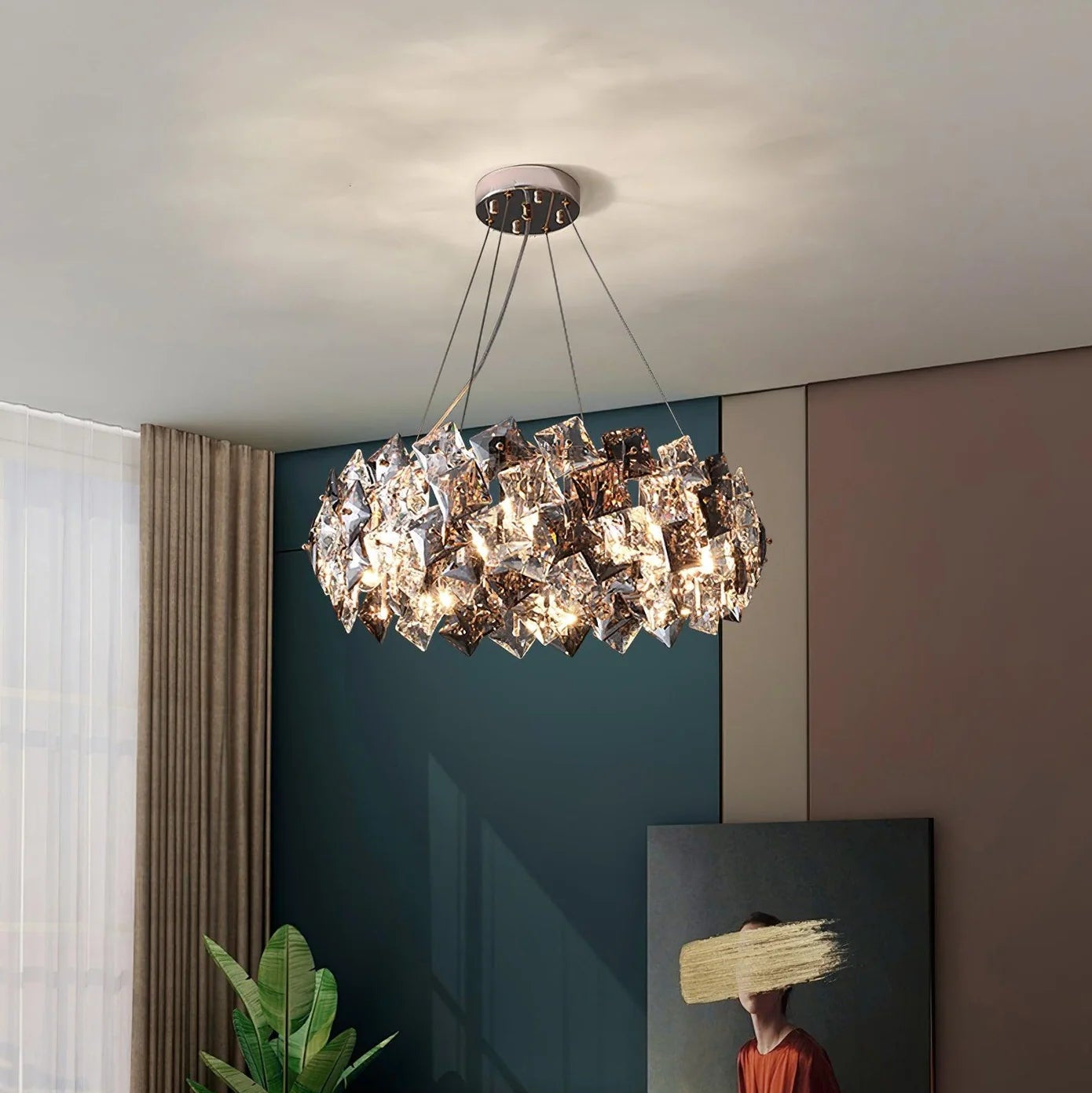 Verona Crystal Round Chandelier
