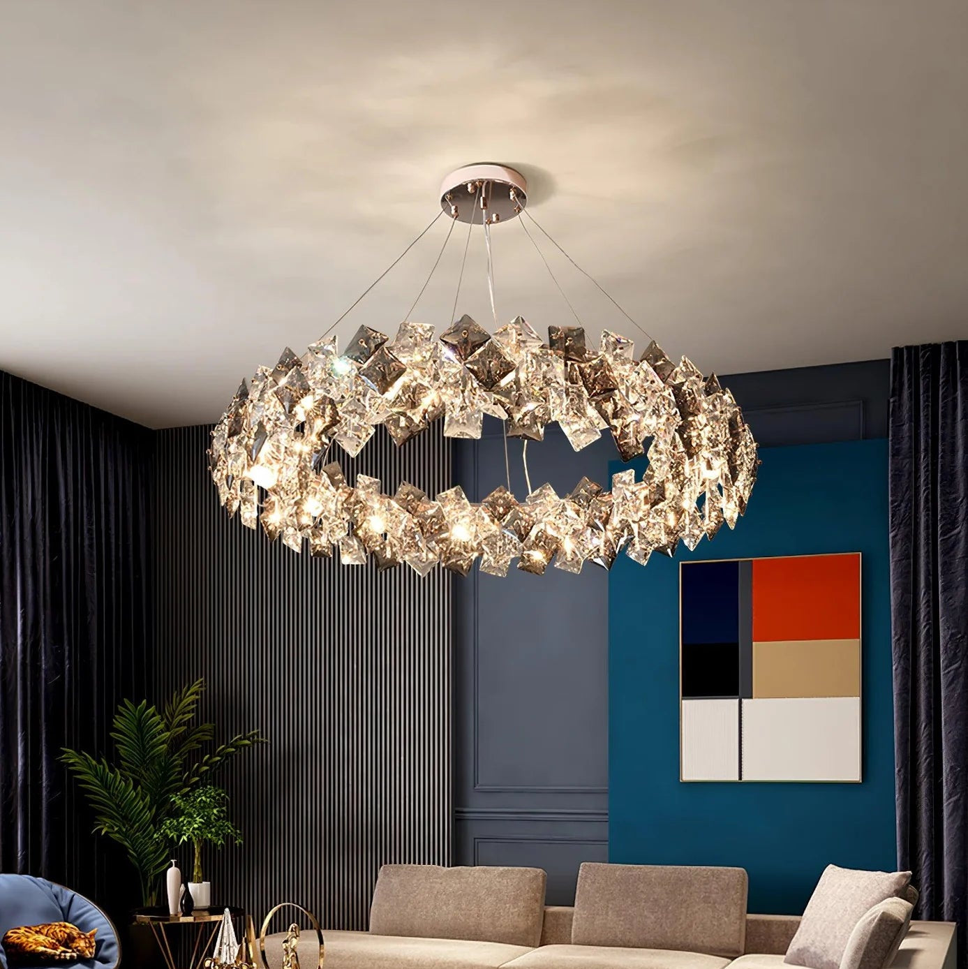 Verona Crystal Round Chandelier