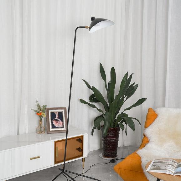 Axis Modern Metal Aluminum Floor Lamp Black