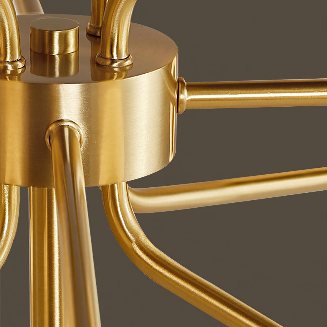 Halo Modern Multi-Arm Glass Globe Chandelier
