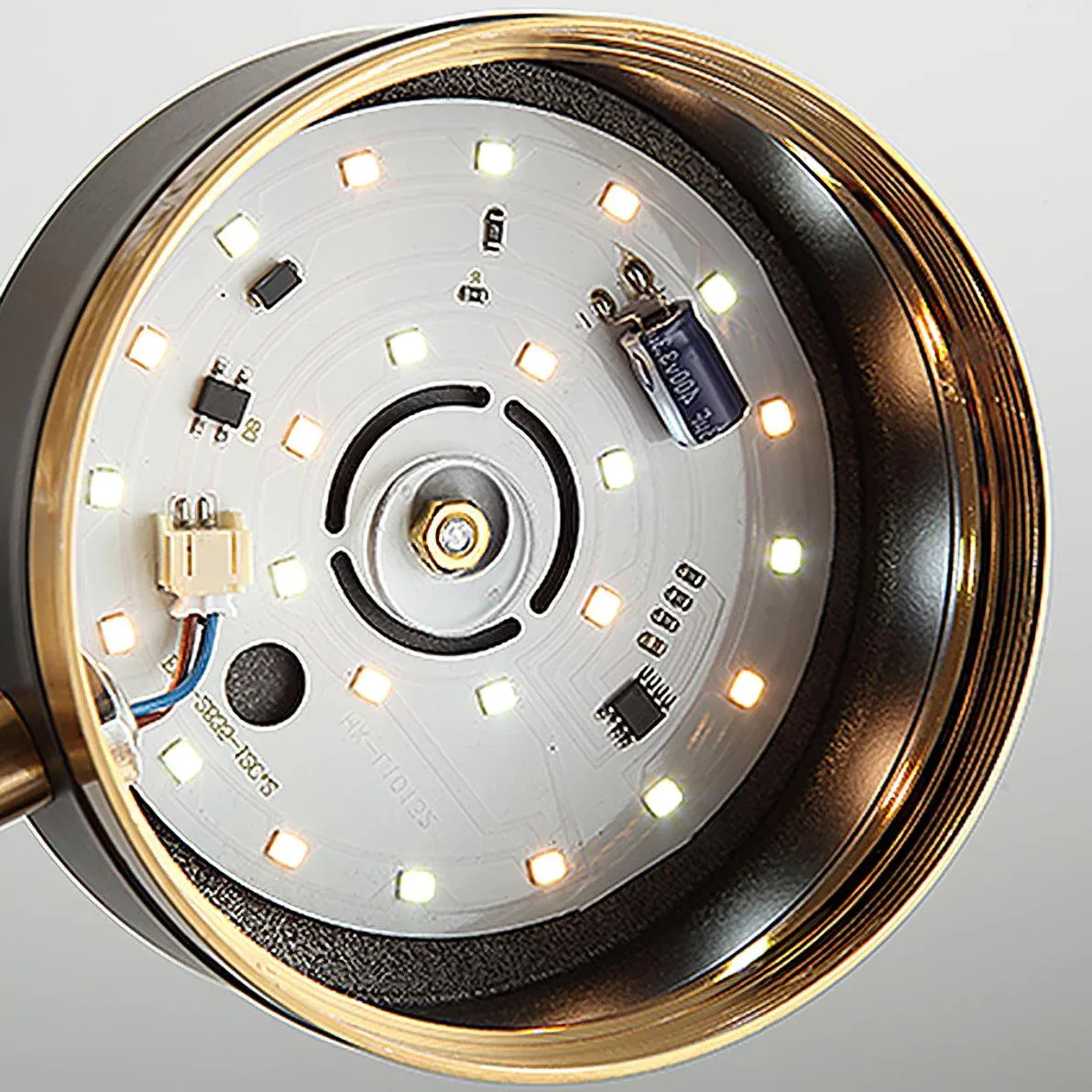 Valentina Moderno Oro Negro Metal Acrílico Colgante Luz Dormitorio Sala de estar