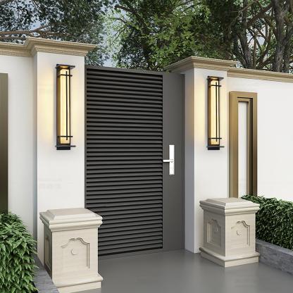 Square Outdoor Alabaster Aplique