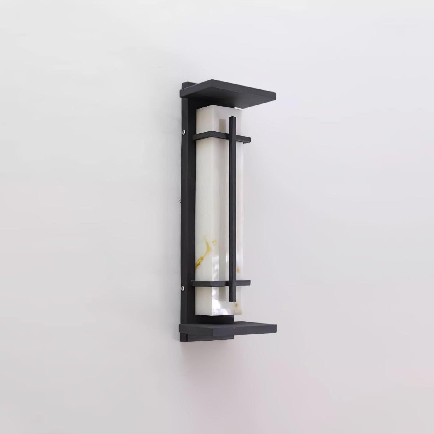 Square Outdoor Alabaster Aplique