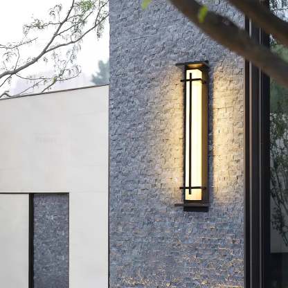 Square Outdoor Alabaster Aplique