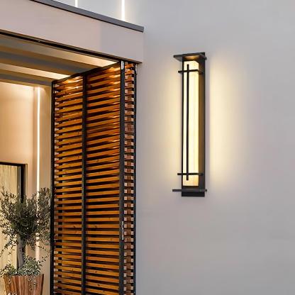 Square Outdoor Alabaster Aplique