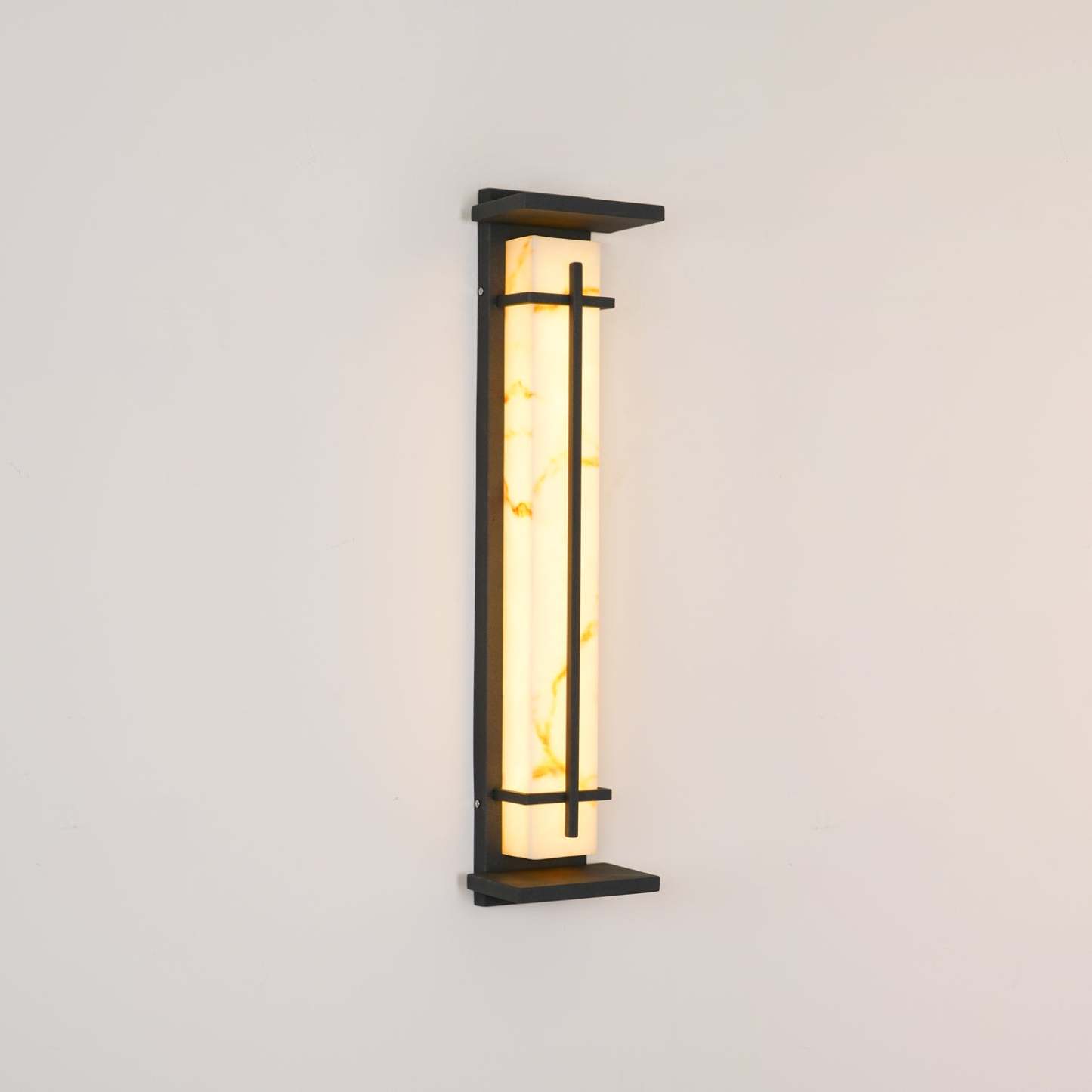 Square Outdoor Alabaster Aplique