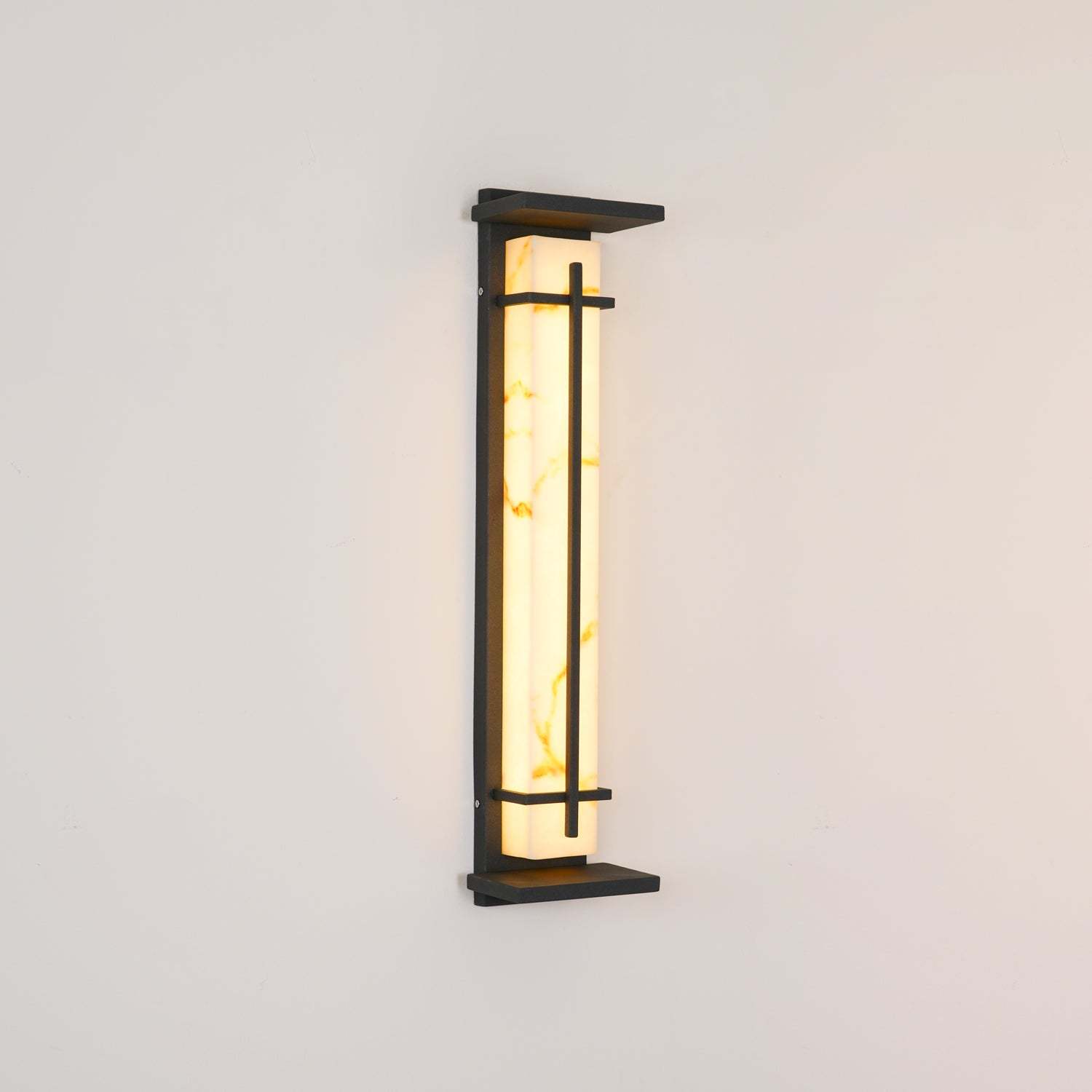 Square Outdoor Alabaster Aplique