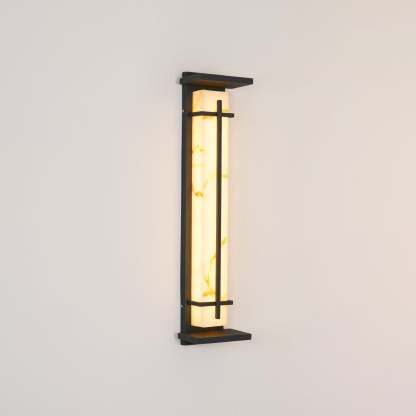 Square Outdoor Alabaster Aplique