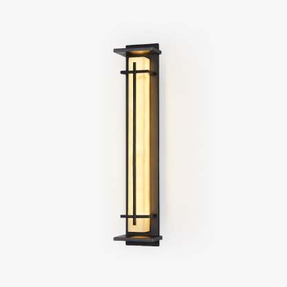 Square Outdoor Alabaster Aplique