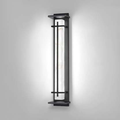Square Outdoor Alabaster Aplique