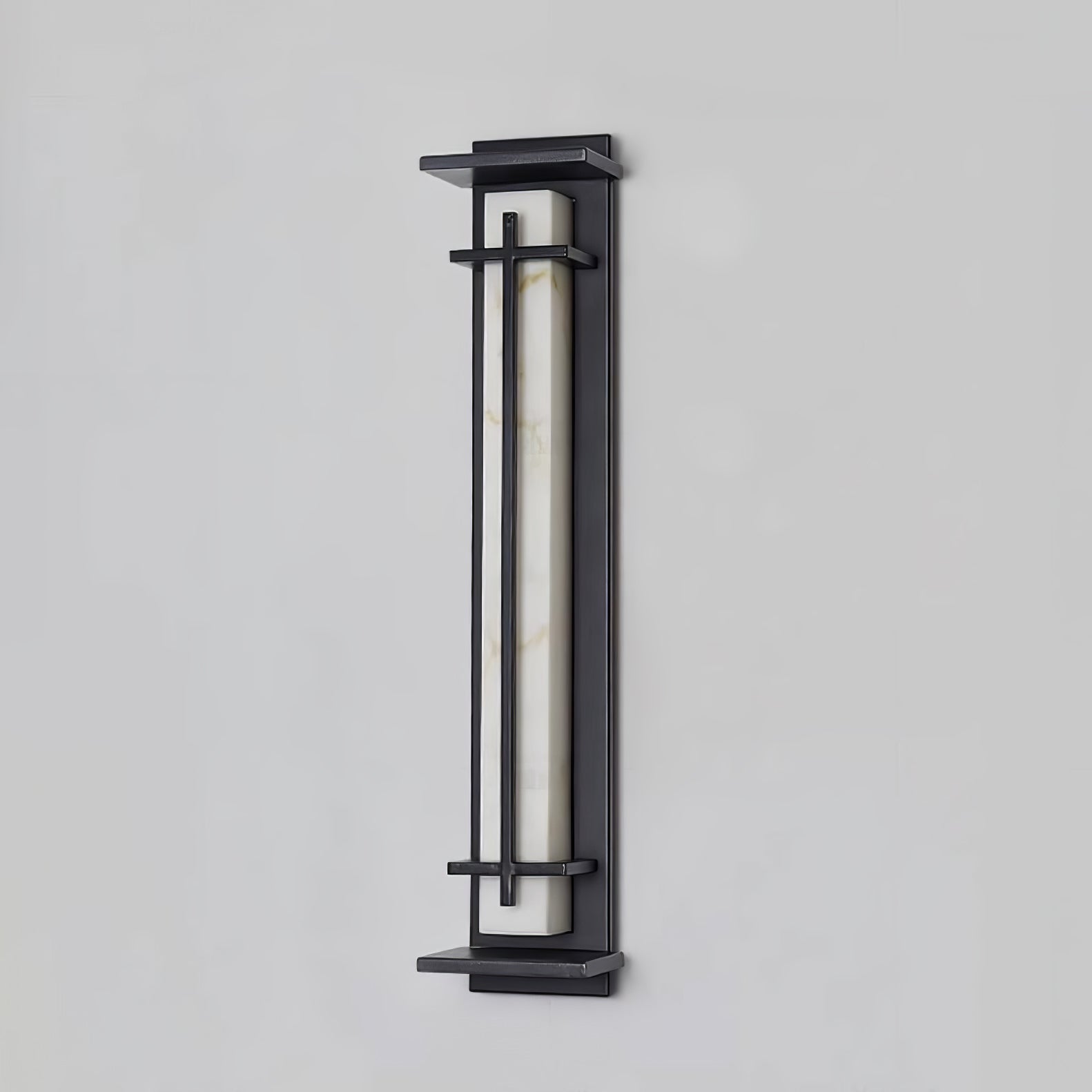 Square Outdoor Alabaster Aplique