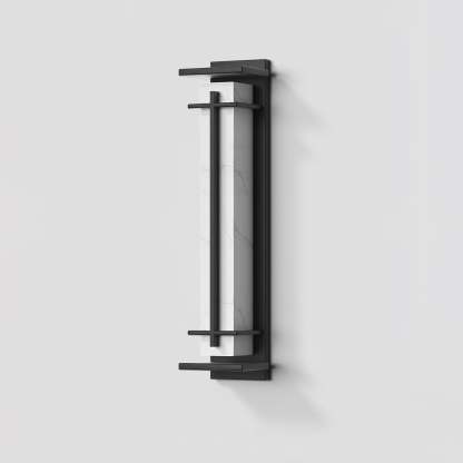 Square Outdoor Alabaster Aplique