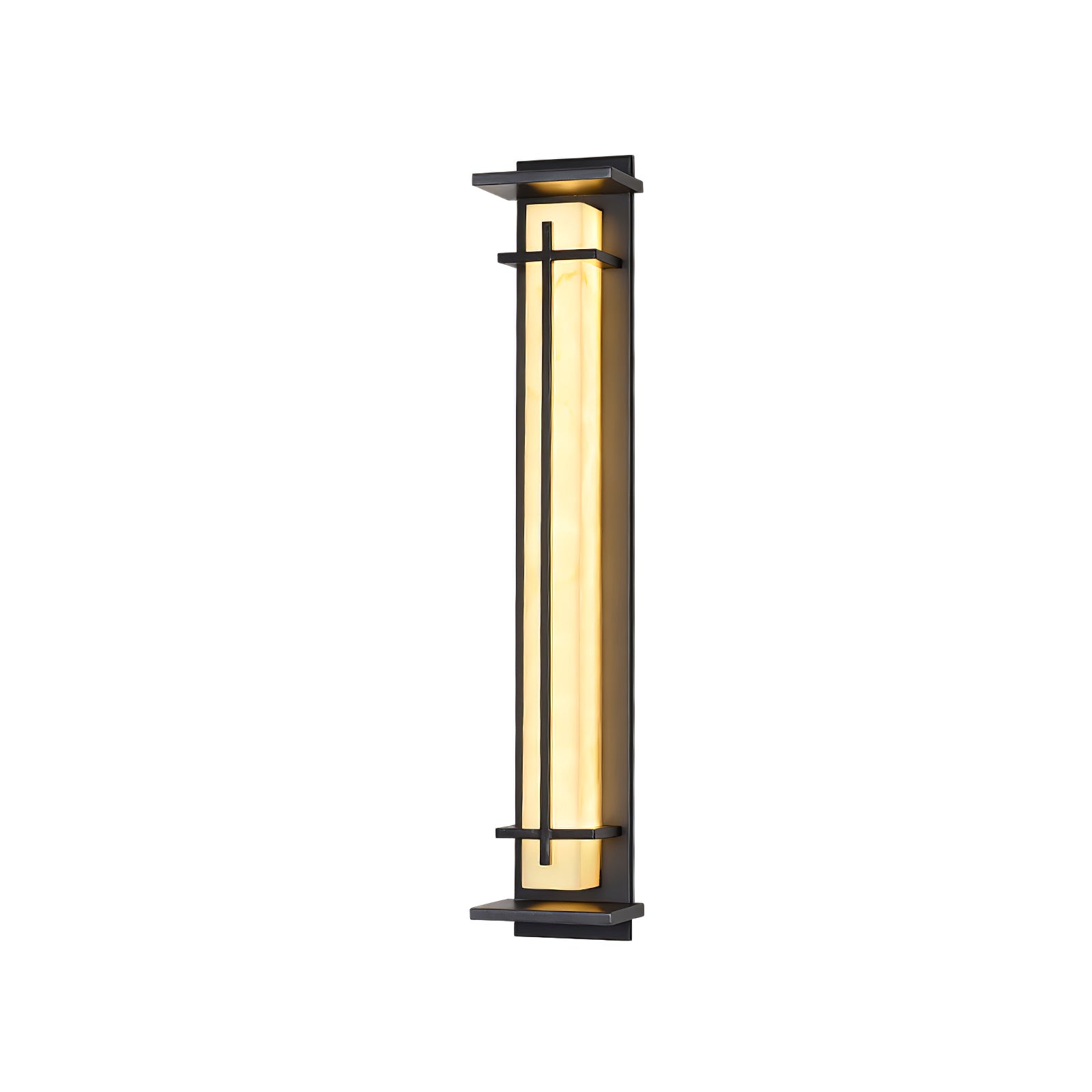 Square Outdoor Alabaster Aplique
