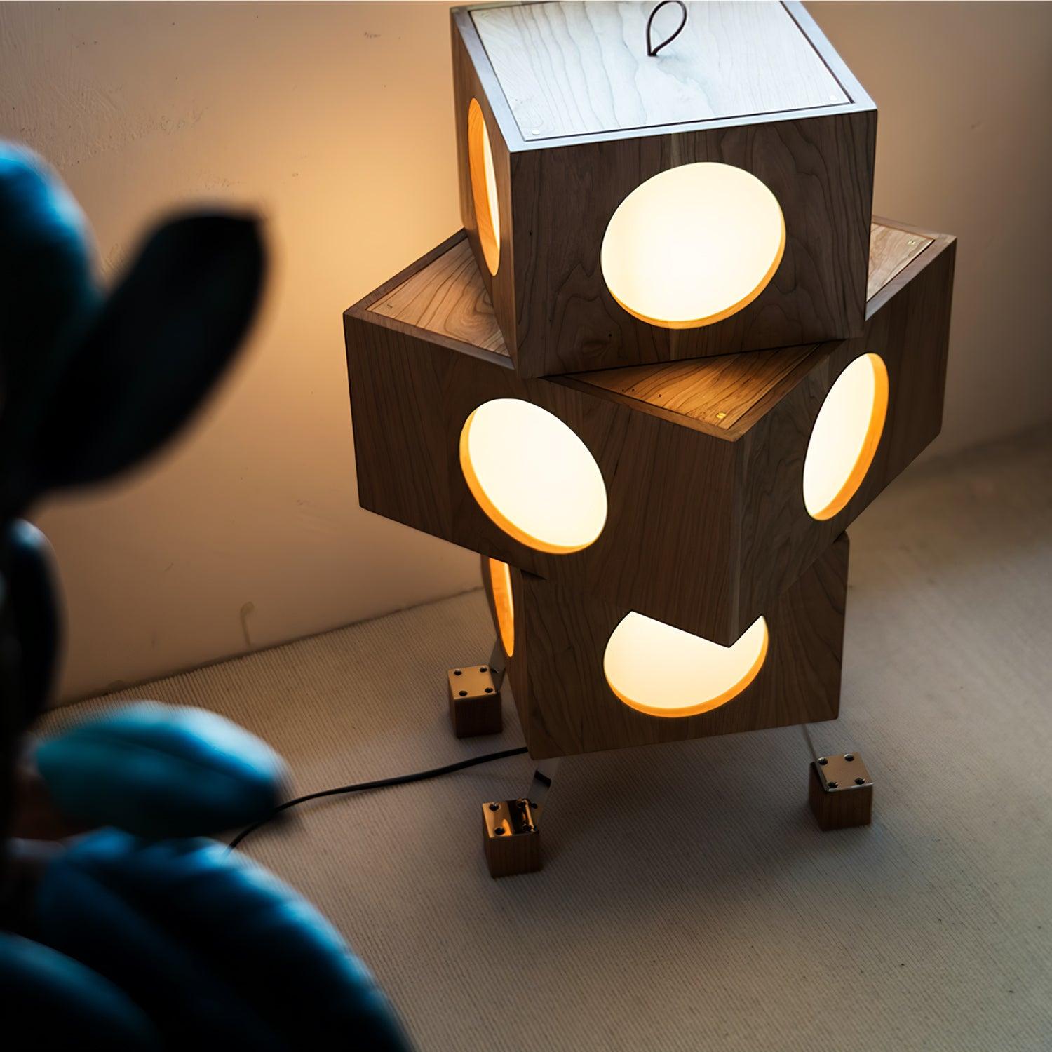Hakka Square Robot Floor Lamp