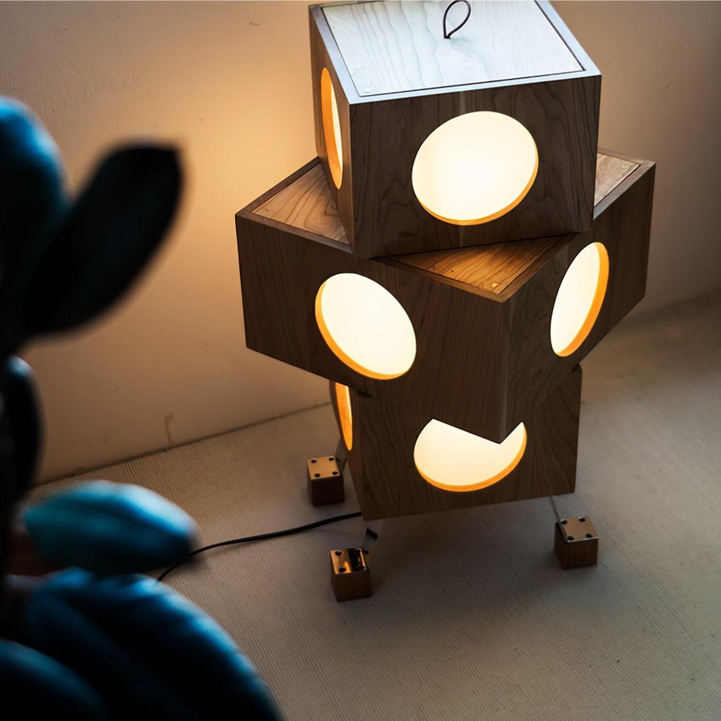 Hakka Square Robot Floor Lamp