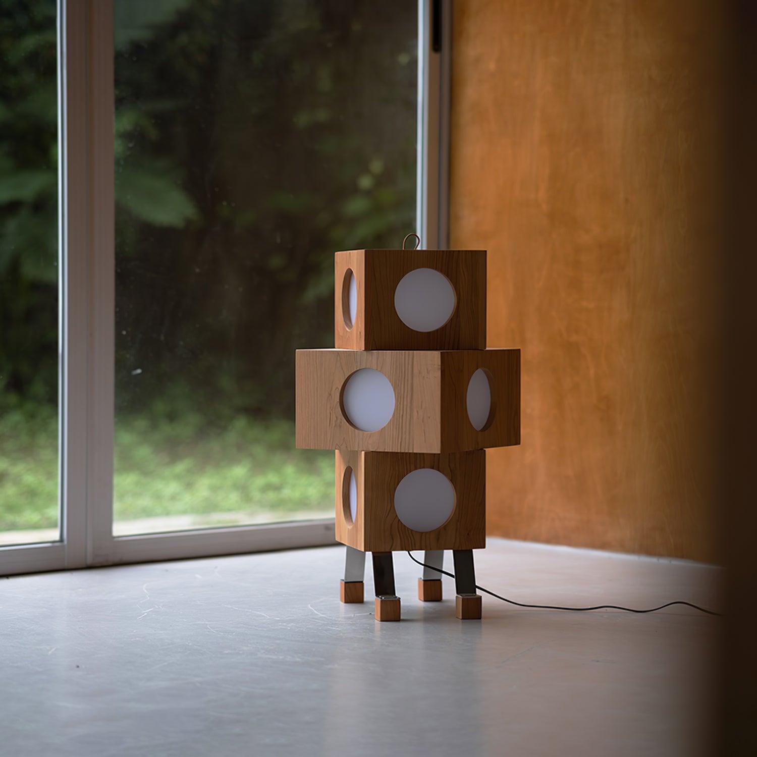 Hakka Square Robot Floor Lamp