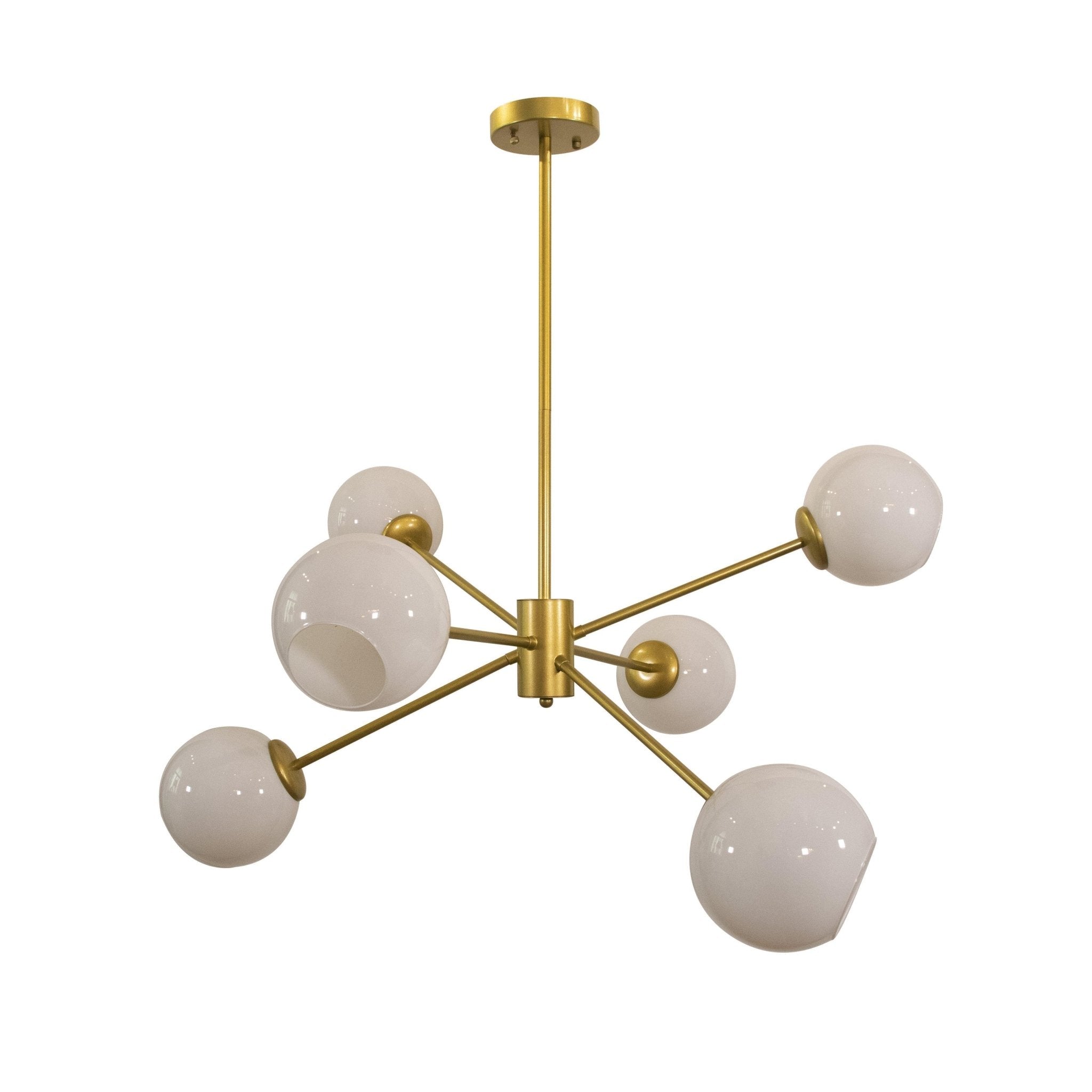 Axis Geometric Smoked Glass Chandelier
