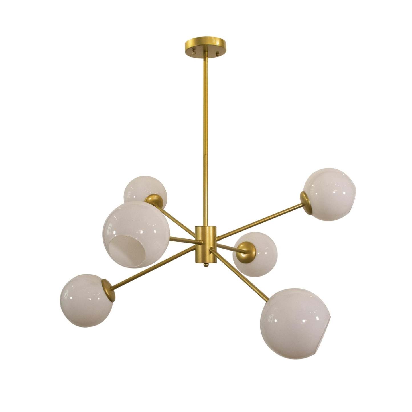 Axis Geometric Smoked Glass Chandelier