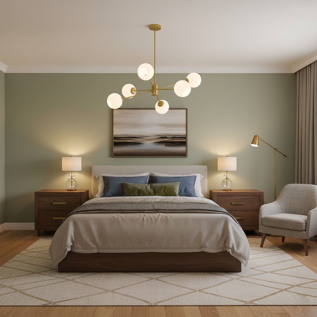 Axis Geometric Smoked Glass Chandelier