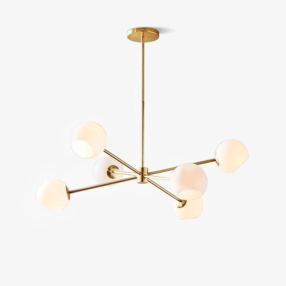Axis Geometric Smoked Glass Chandelier