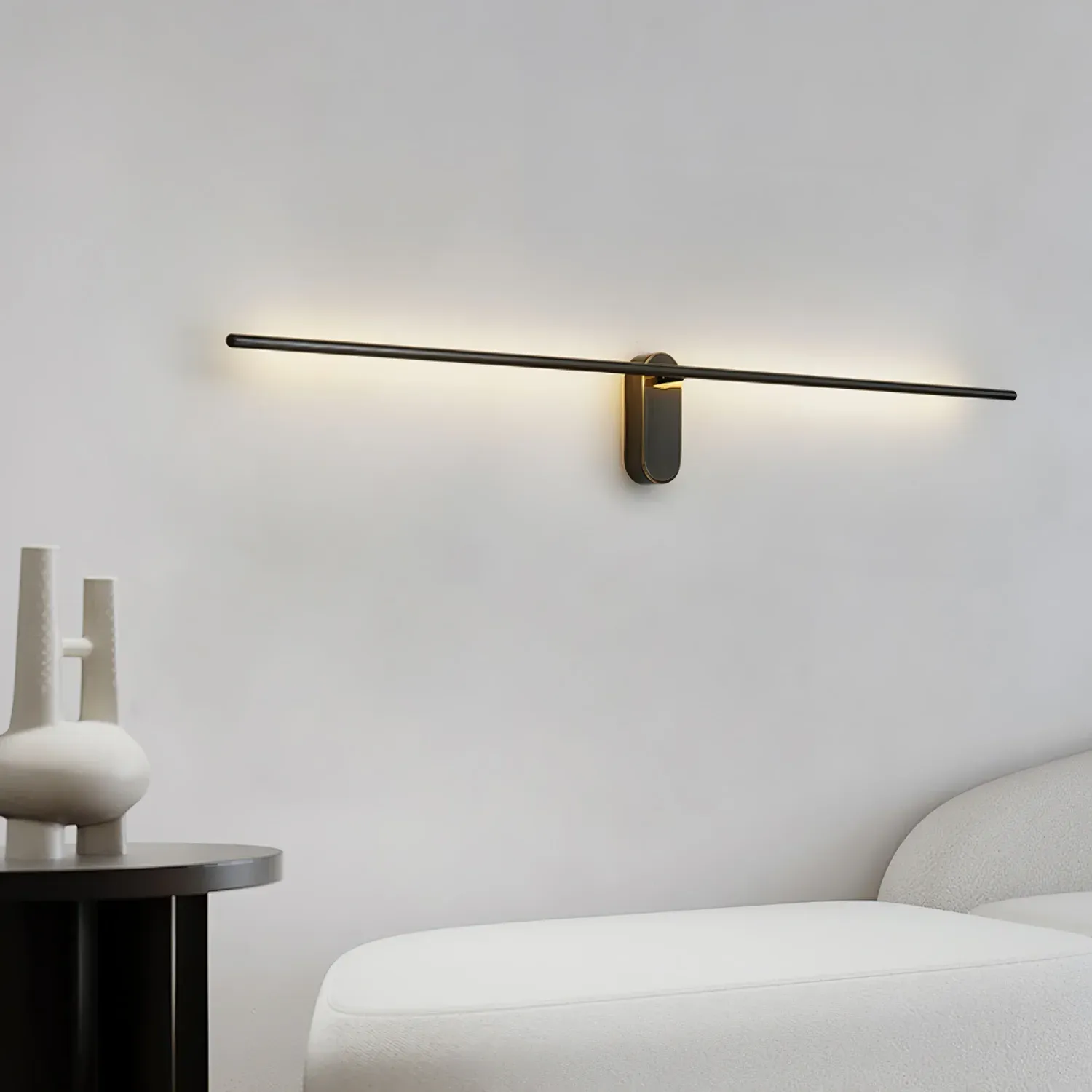 Edge Minimalismo Metal Acrílico Lámpara de Pared Dormitorio Salón