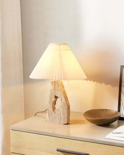 Artelux Stone Pillar Table Lamp