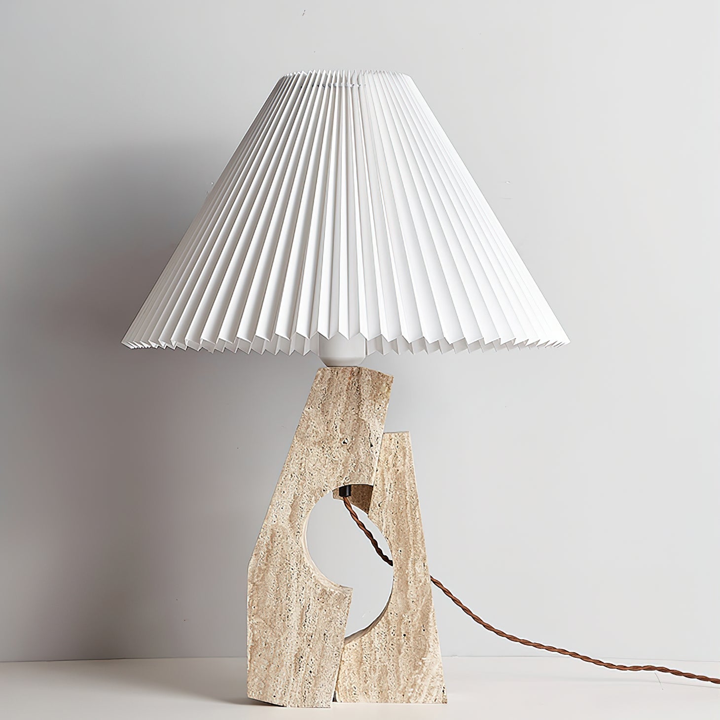 Artelux Stone Pillar Table Lamp