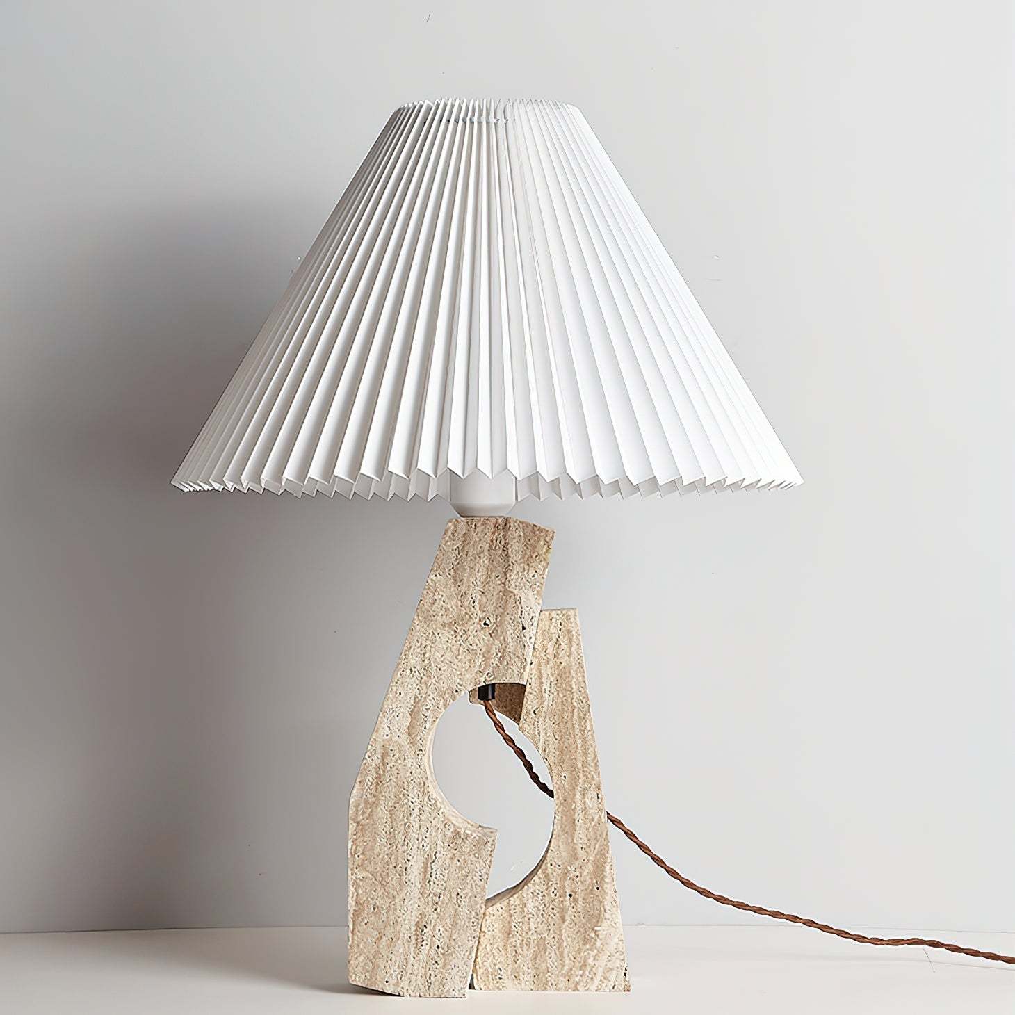 Artelux Stone Pillar Table Lamp