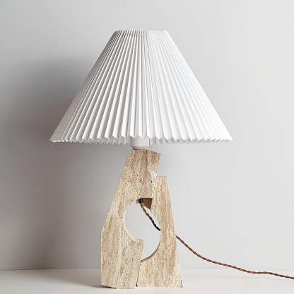 Artelux Stone Pillar Table Lamp