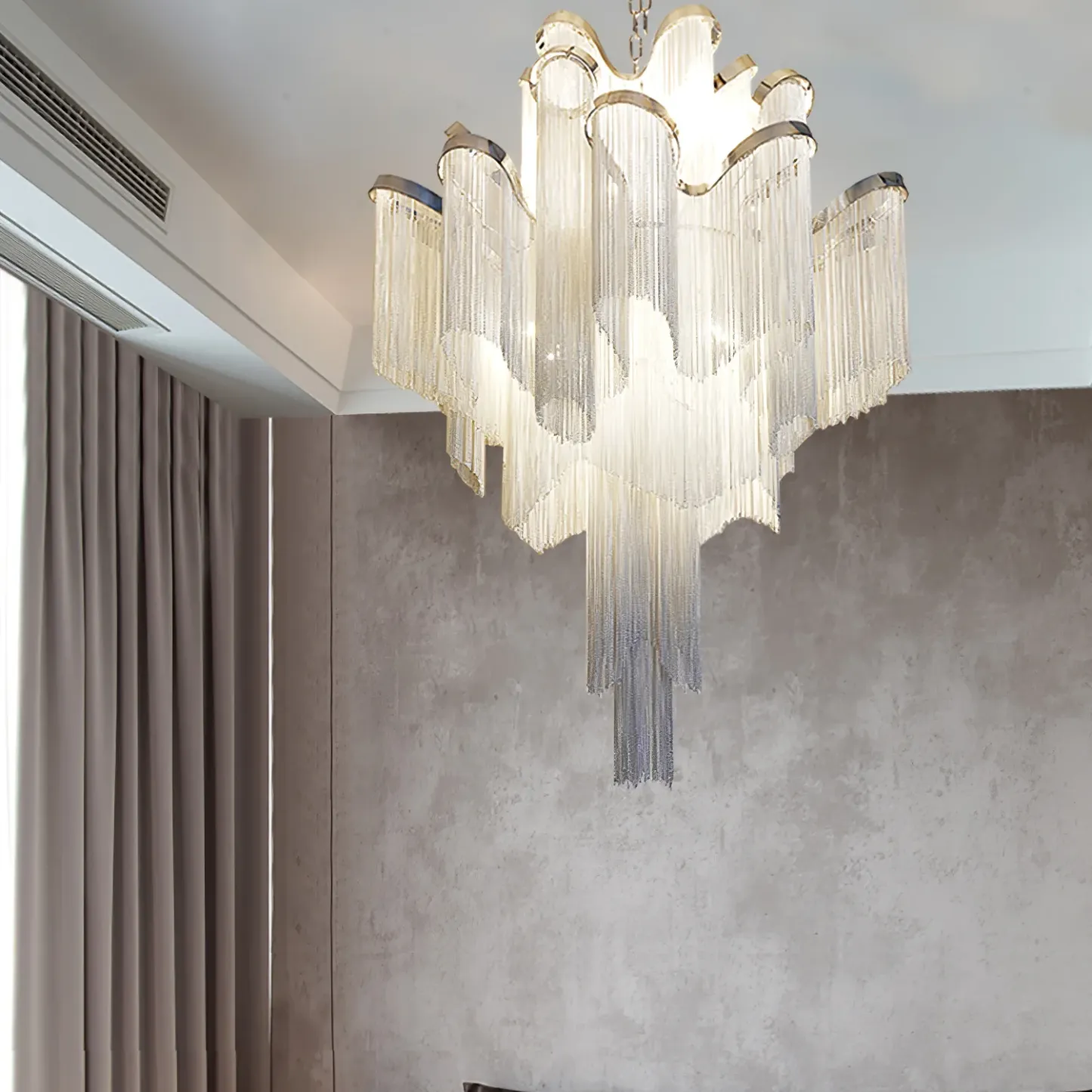Marilyn Vintage Metal Gold Silver Pendant Light Bedroom Living Room