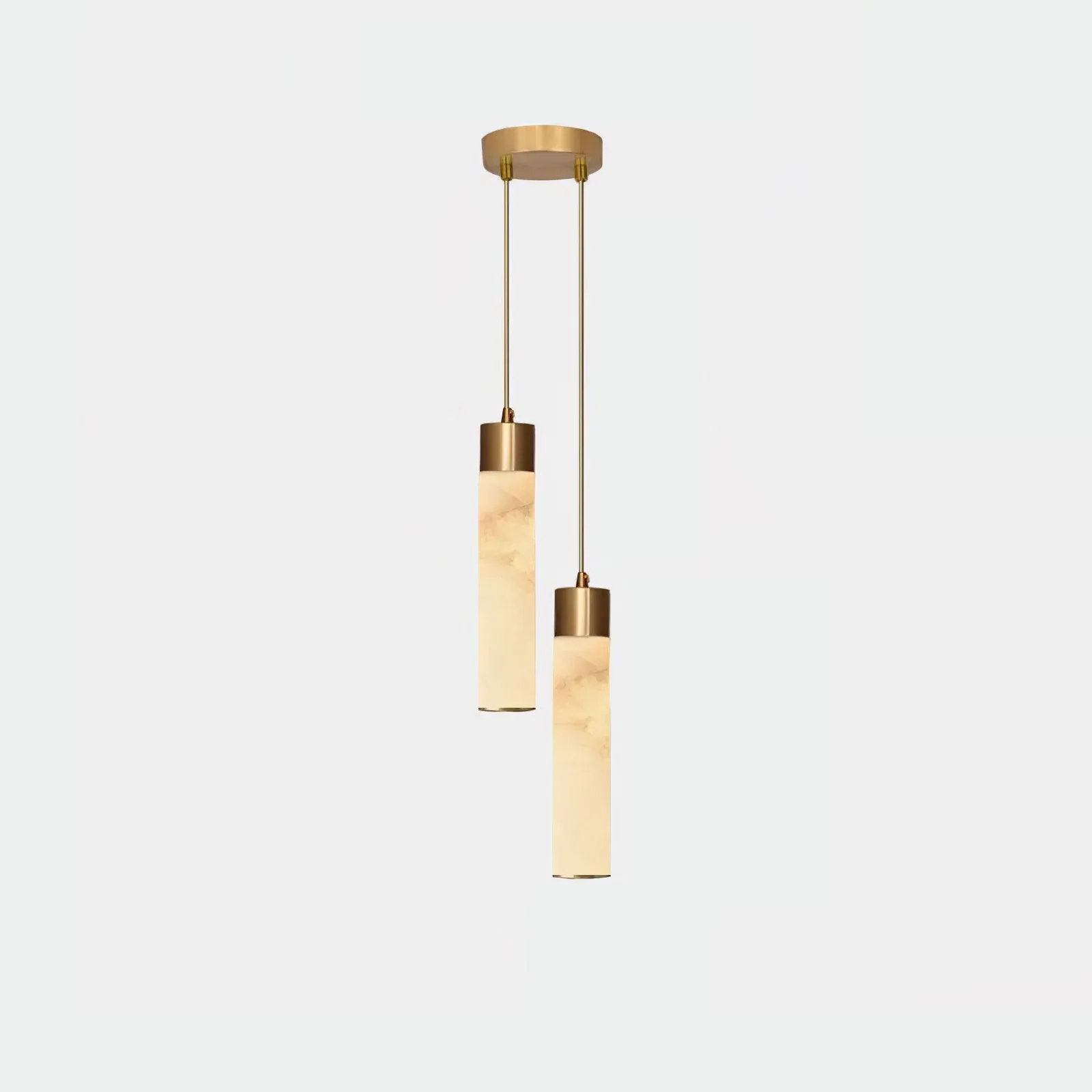 Hailie Modern Brass Resin Pendant Light Living Room Bedroom Bathroom