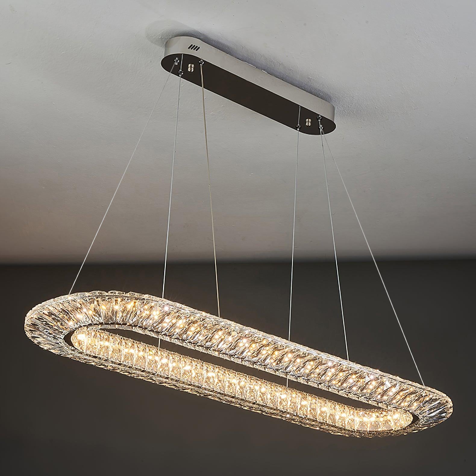 Verona Crystal Ring Chandelier