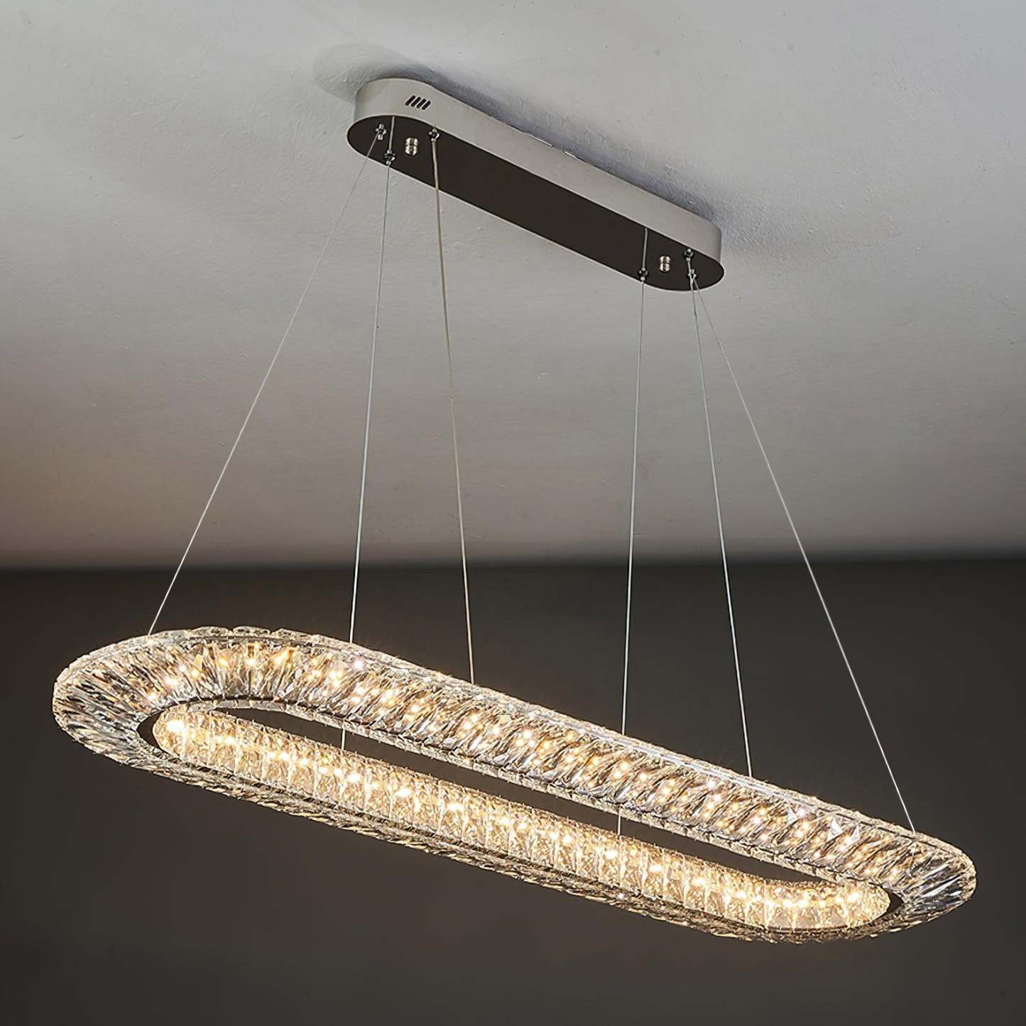 Verona Crystal Ring Chandelier