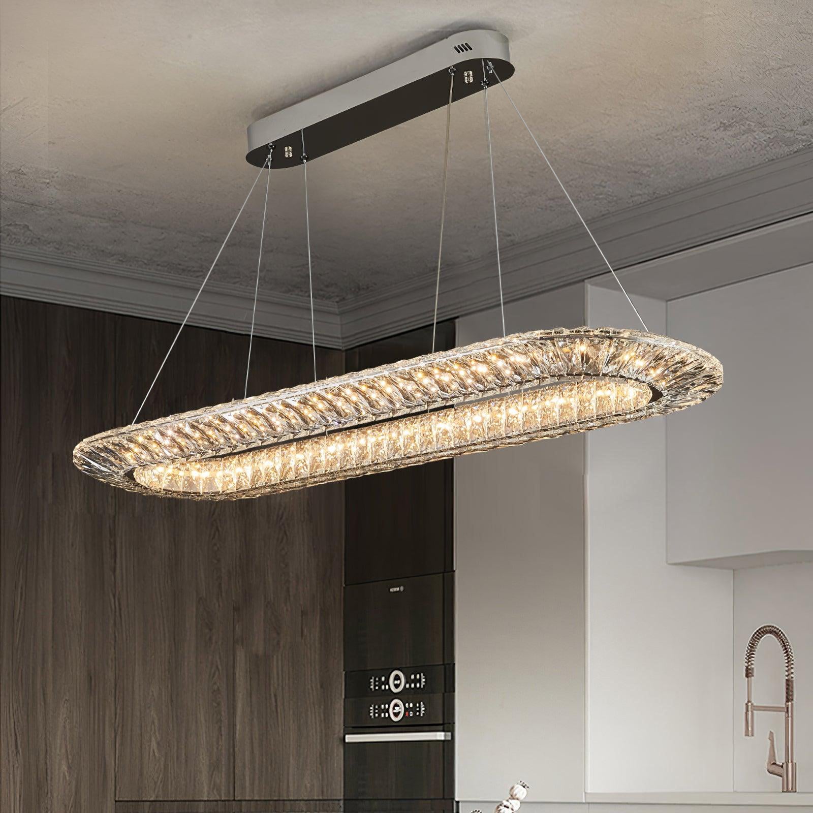 Verona Crystal Ring Chandelier