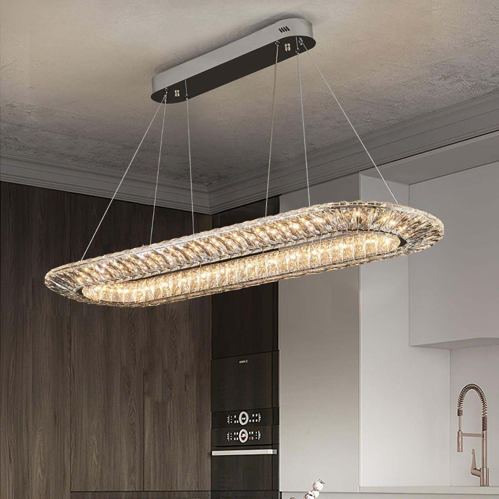 Verona Crystal Ring Chandelier