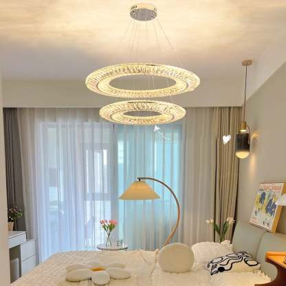 Verona Crystal Ring Chandelier