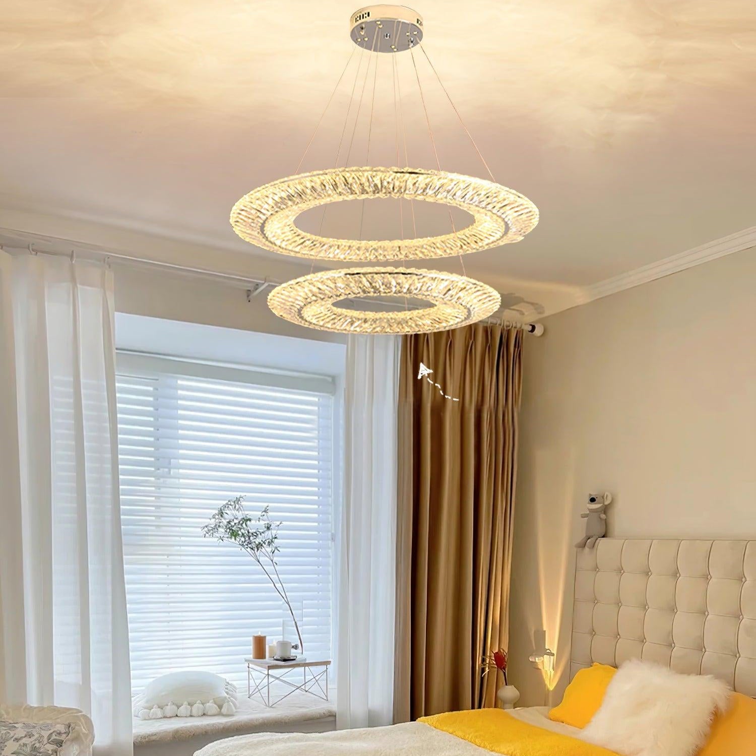 Verona Crystal Ring Chandelier