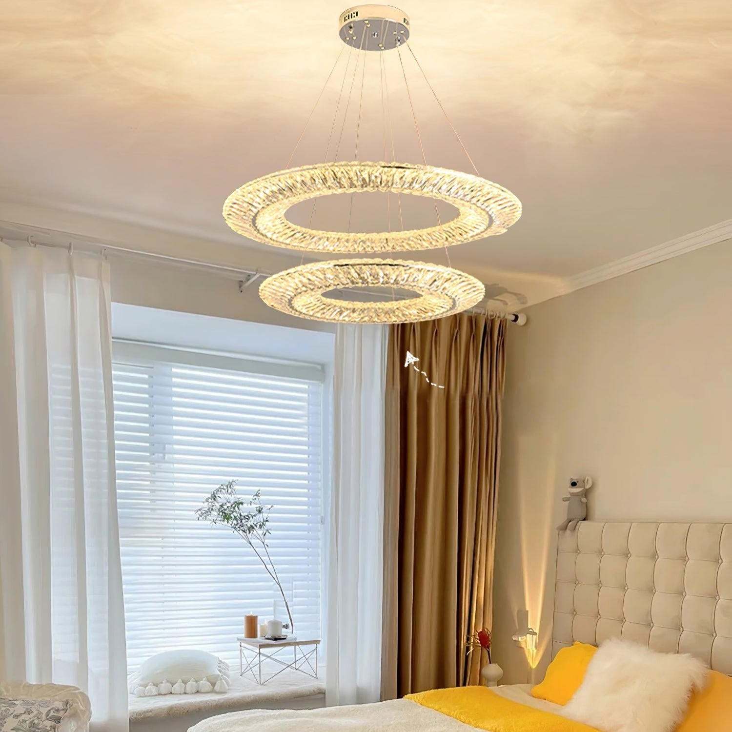 Verona Crystal Ring Chandelier