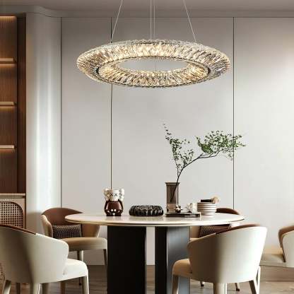 Verona Crystal Ring Chandelier