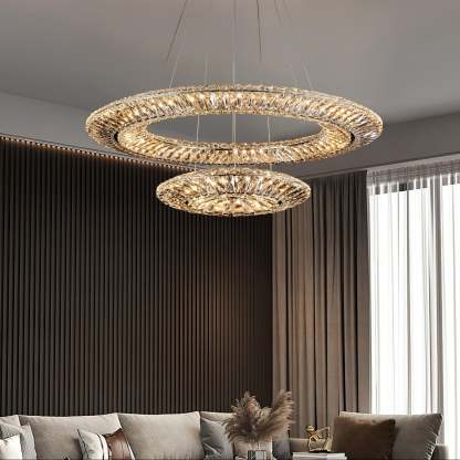 Verona Crystal Ring Chandelier