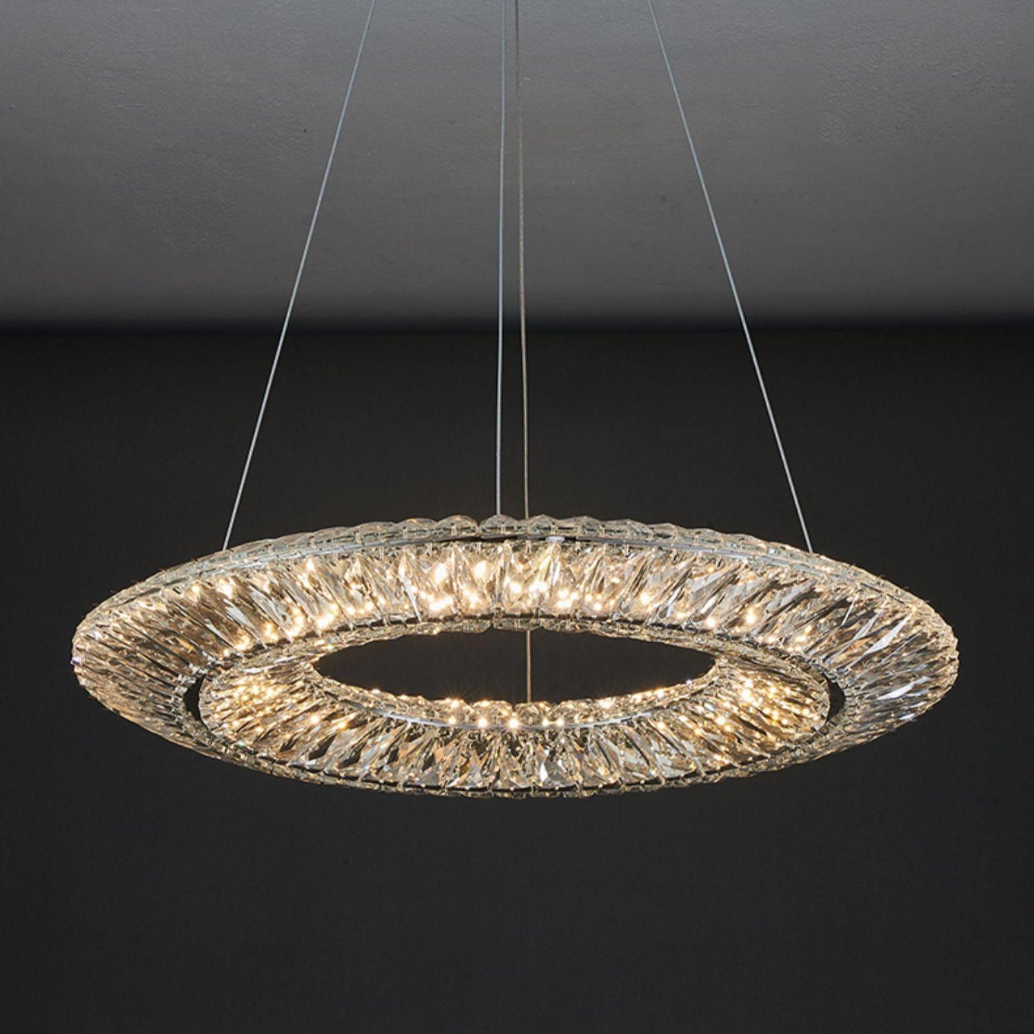 Verona Crystal Ring Chandelier