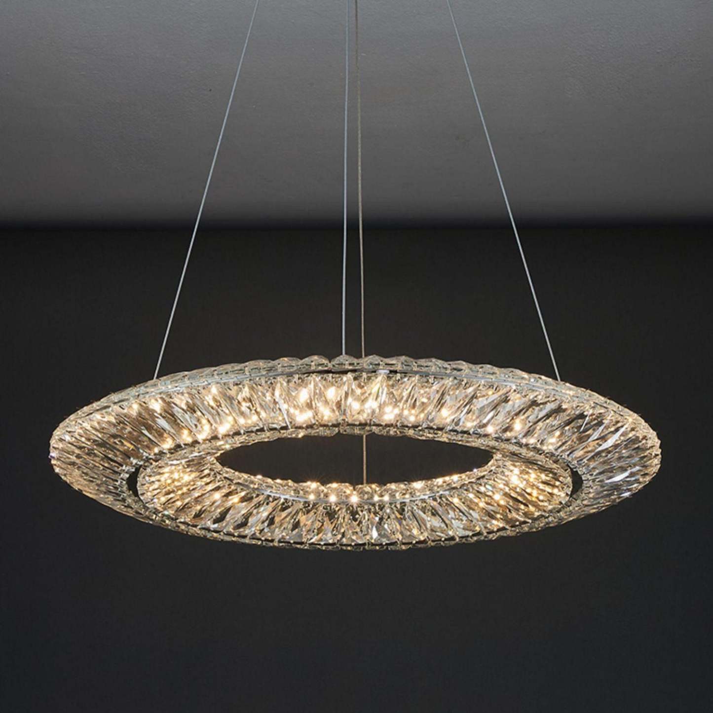 Verona Crystal Ring Chandelier