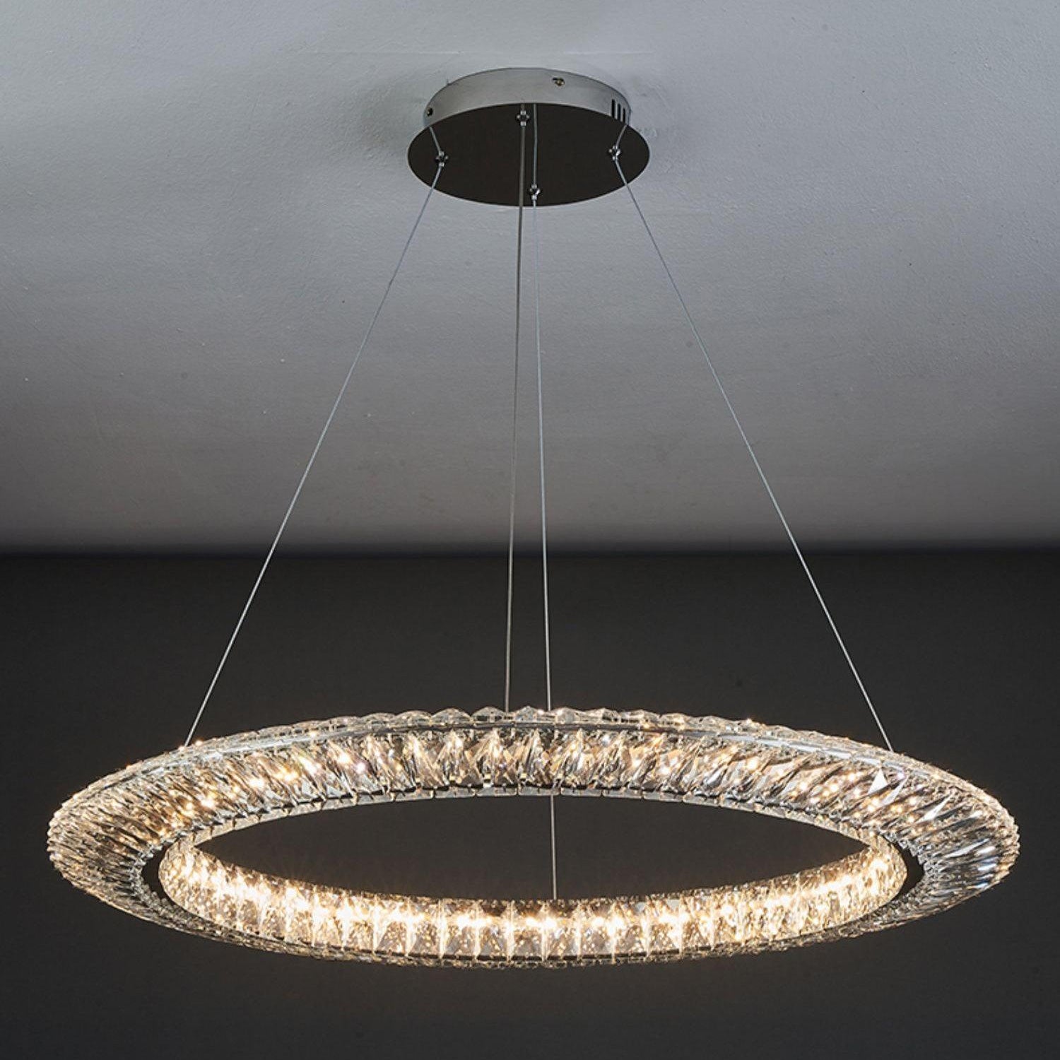 Verona Crystal Ring Chandelier