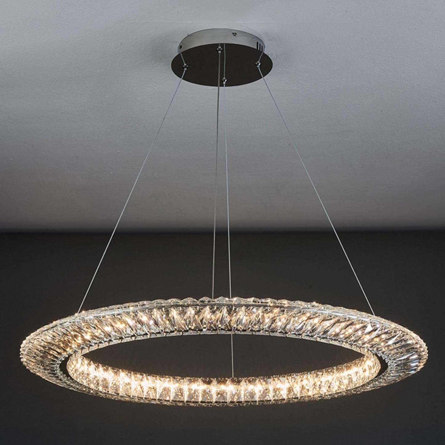 Verona Crystal Ring Chandelier