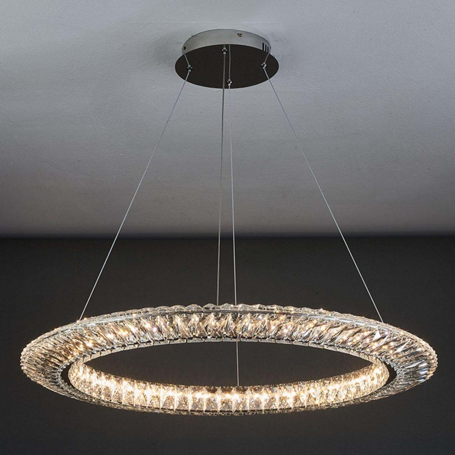 Verona Crystal Ring Chandelier