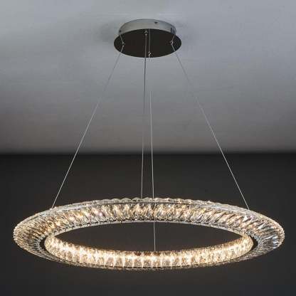 Verona Crystal Ring Chandelier