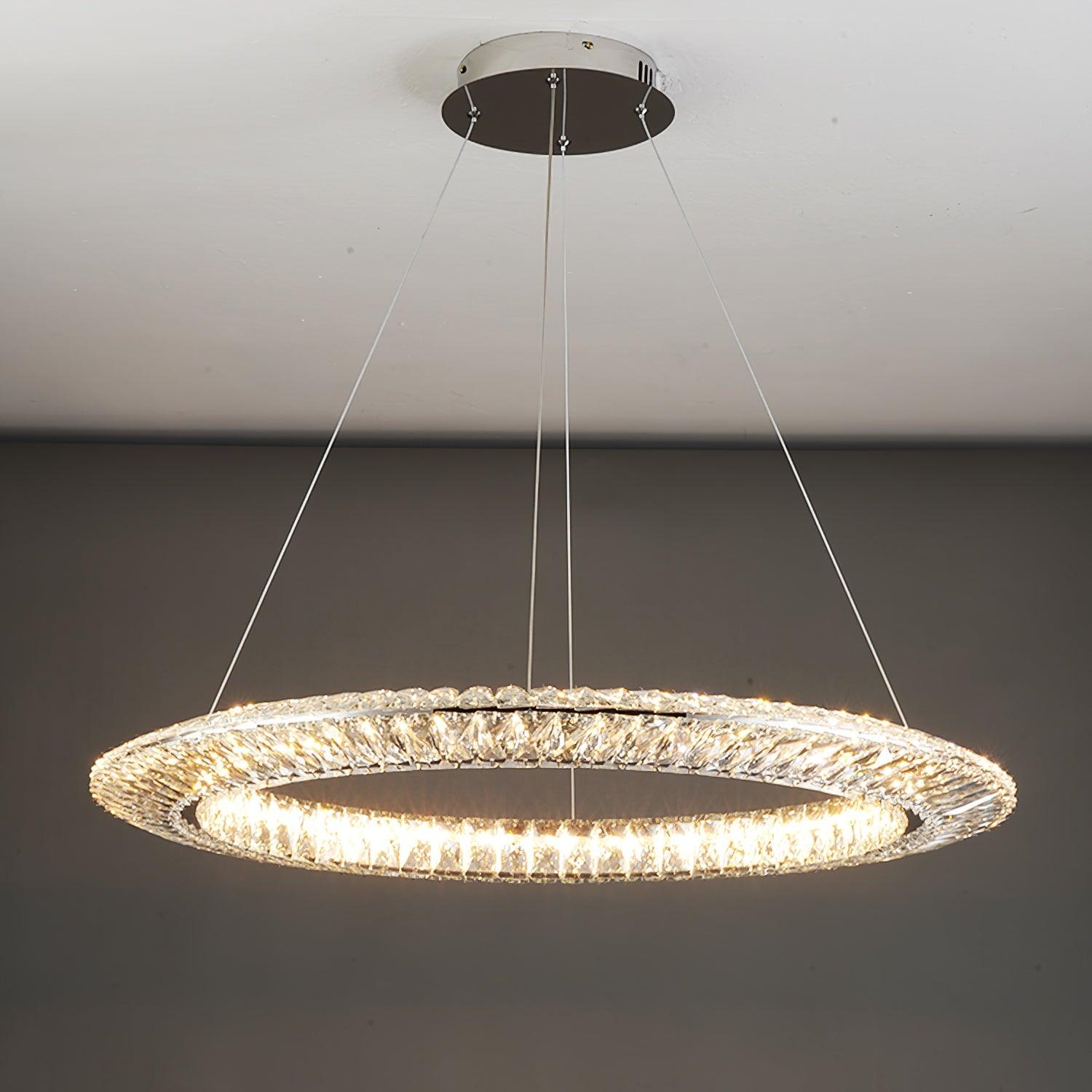 Verona Crystal Ring Chandelier